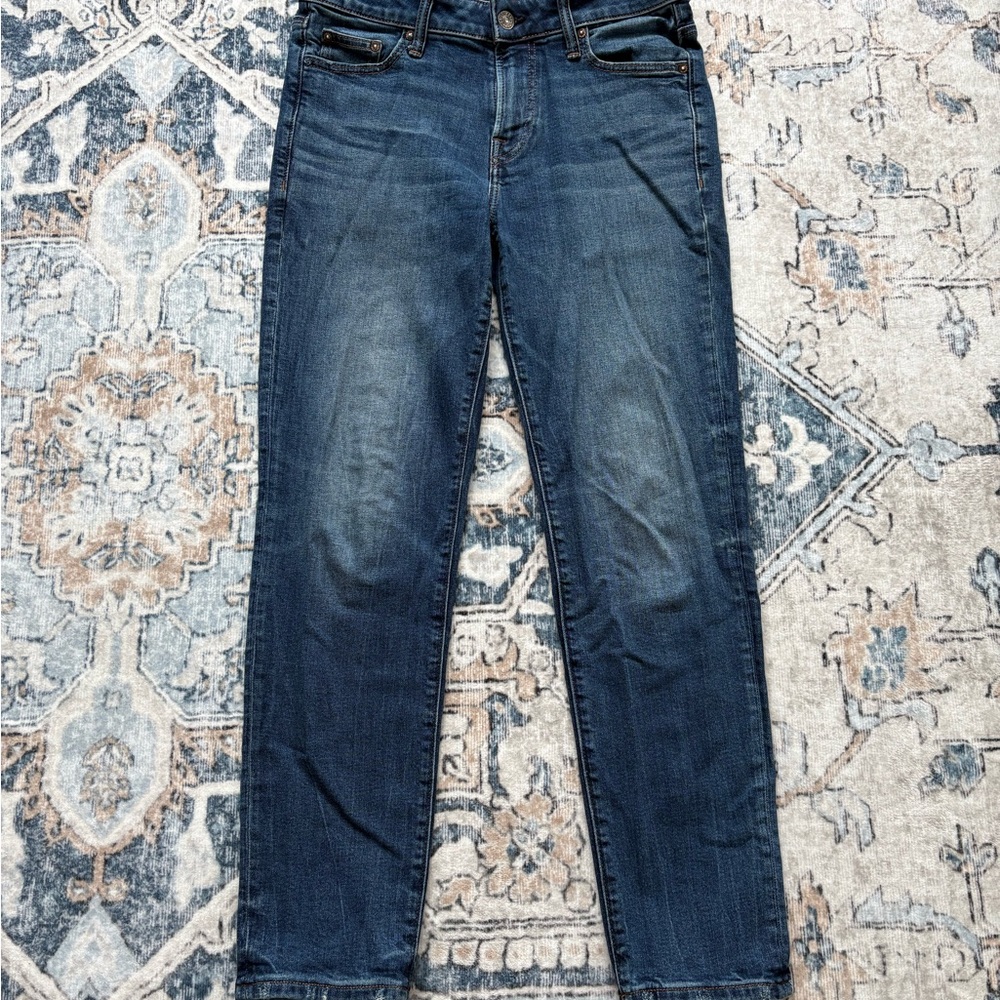 Express Men's Skinny Jeans - Dark Blue
